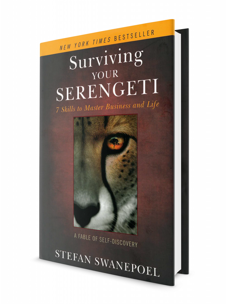 Surviving Your Serengeti — 3D book cover